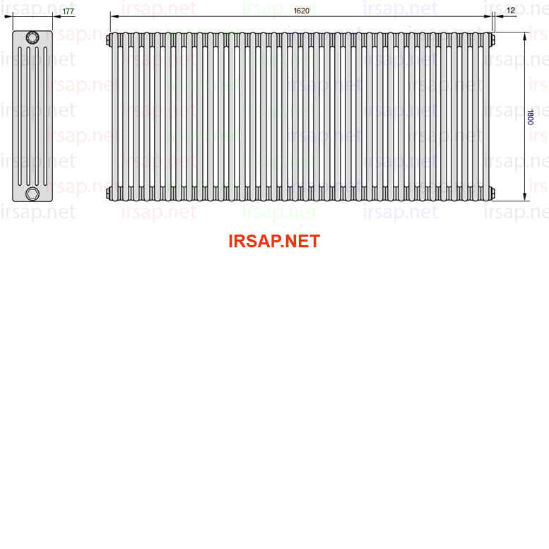 Радиатор IRSAP Tesi 51800/36 T23 CL 01
